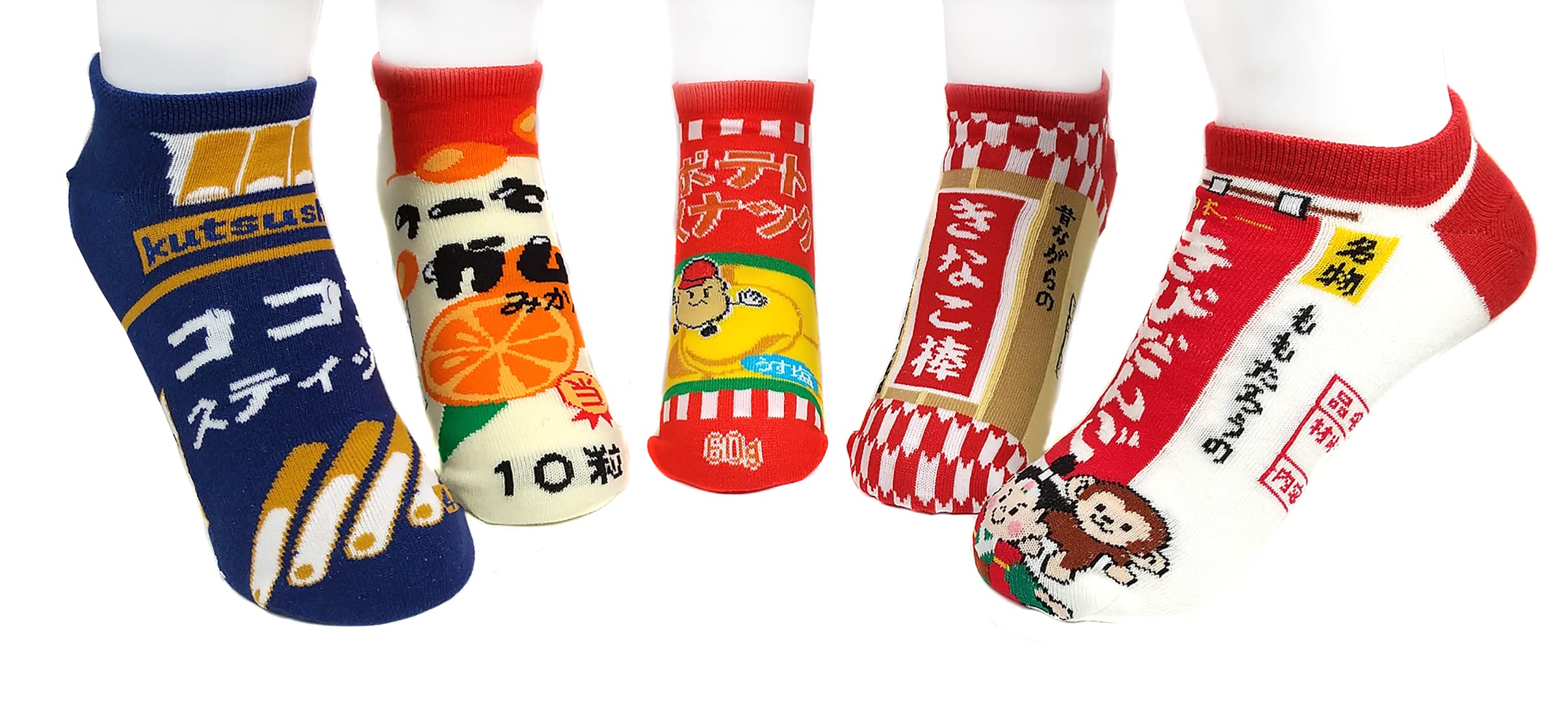 

Забавные носки Candy Shop Набор Ассортимент [Toroa Epri] (5 пар) Женщины 22-25см