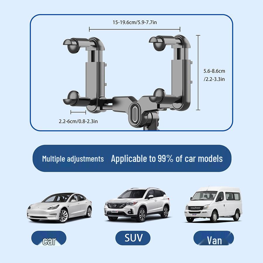 Panorama-Auto-Rückspiegelkamera & Handyhalterung