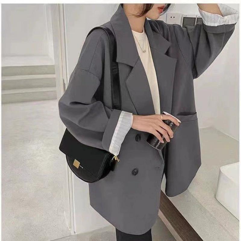 Small Suit Jacket for Women, Spring and Autumn Fashion Version, Loose Temperament, College Style Suit, Women's Top