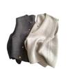 Gentle Department High-end Vest Temperament Versatile Single-breasted Knitted Vest Women's Autumn and Winter Stacked Wear Inner Top Vest