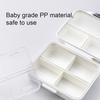 Pill Storage Box Food Grade Compact Size Multi-compartments Good Seal Effect Large Capacity Item Storage Reusable 7 Grids Tablet Pill Storage