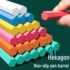Hexagonal Dustless Colored Chalk for Children's Blackboard and Classroom Teaching