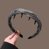 Rhinestoned Hairband For Women Toothcomb Design High Cranium Headdress Comfortable Hair Accessories Gift