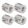 10Pcs Cross Cable Clamps 316 Stainless Steel M10 Cross Wire Rope Clamps for Cable Railing Kits Below 2mm