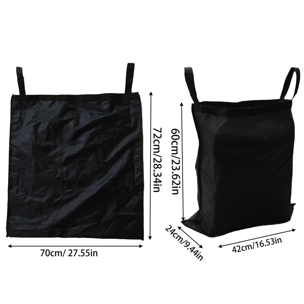 2 Recycling Bin Tote Bags, 100l, Dirty Clothes Basket Laundry Bag, Can Be Used With Bamboo Recycling Bin, Laundry Basket, Nylon