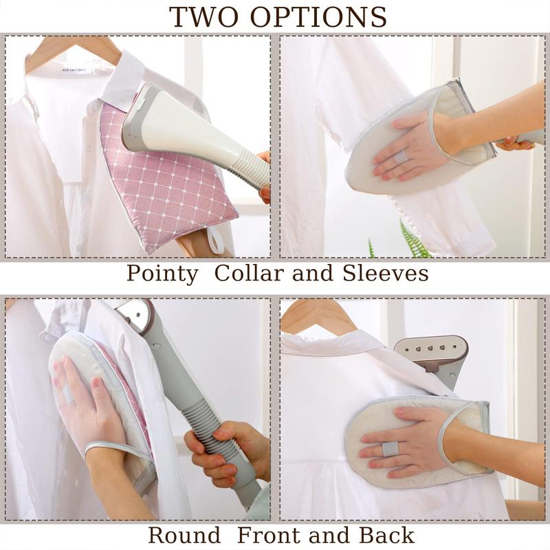 2PCS Washable Ironing Board Anti-scald Gloves Iron Pad Cover Mini Handheld Ironing Glove Heat-resistant Stain Ironing Board Mat