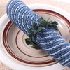 3pcs Rustic Artificial Plant Napkin Rings Simulation Napkin Buckles  Wedding Banquet