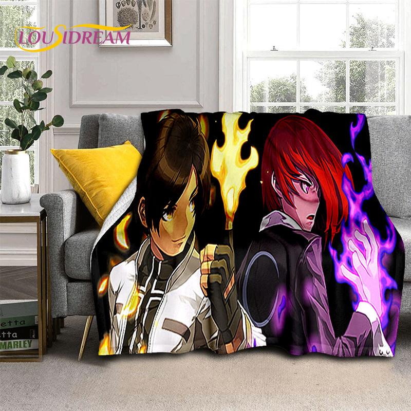 King of Fighters Jocuri retro pătură pentru jucători, pătură moale pentru acasă, dormitor, pat, canapea, picnic, călătorie, pentru birou, pătură pentru copii