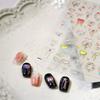 TENSOR Advanced Pink Heart Nail Stickers TL346 - Exquisite Hot Stamping Series