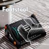 Adjustable Foot Rest Under Desk Dual Purpose Foot Stool with Massage Rollers Ergonomic Office Leg Support Relieve Fatigue