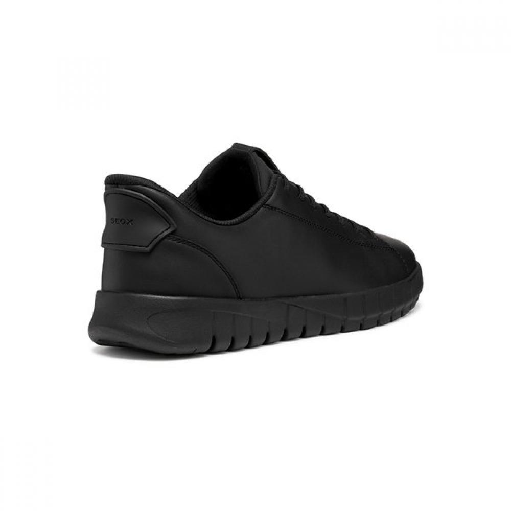 Geox Men S Comfort Sneaker Black flexStride pluS