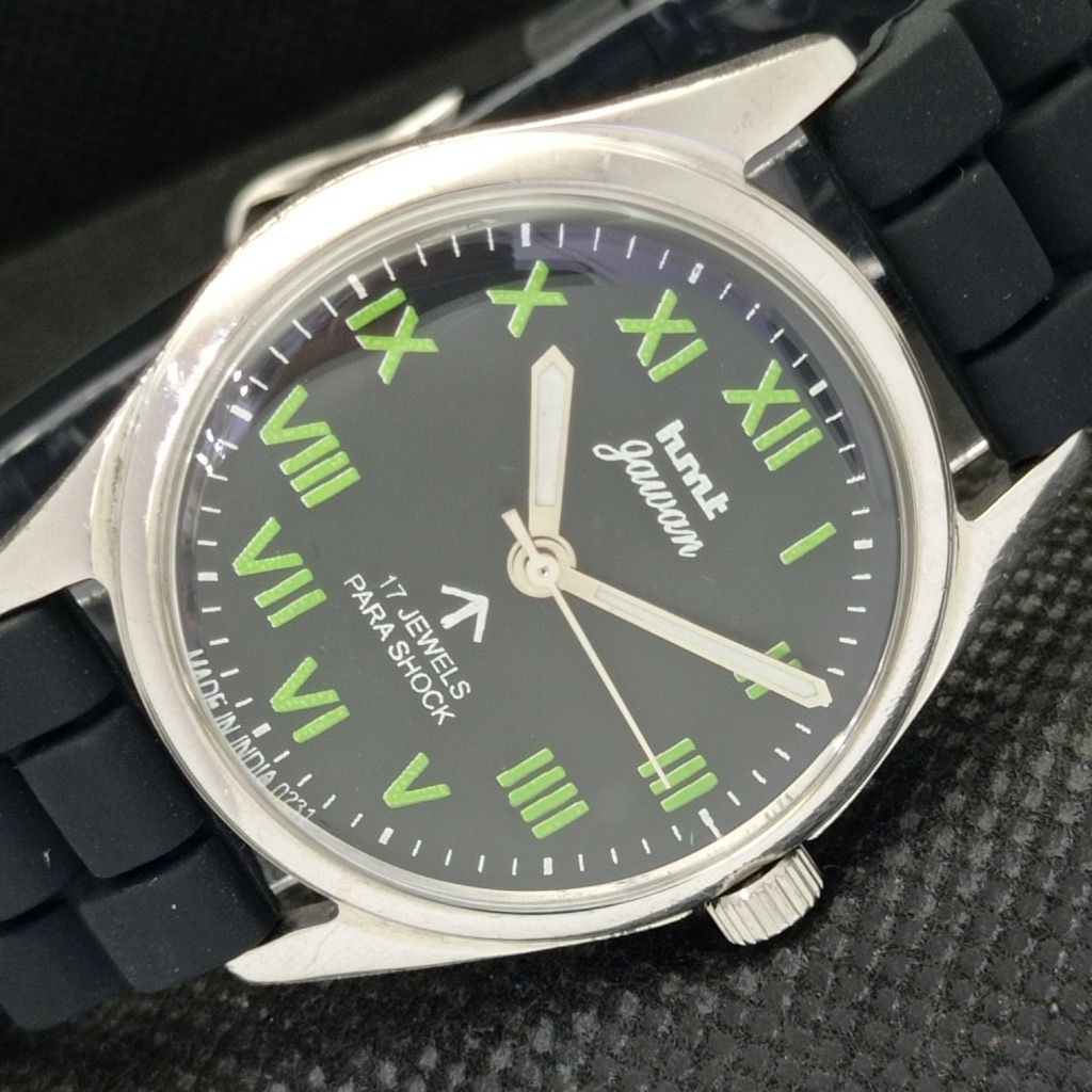 

USED HMT JAWAN INDIAN MENS MECHANICAL WATCH a307634-1 Sku584b-a307634