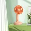 Personal Handheld Fan with Detachable Base 3 Speeds USB Rechargeable Small Desktop Fan Adjustable 90 Degree Tilt Mini Fan for Travel Indoor Outdoor