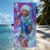 Cartoon LoliRock Handtücher – schnelltrocknende Strandtücher, geeignet für Schwimmbad, Camping, Yoga und Fitnessstudio