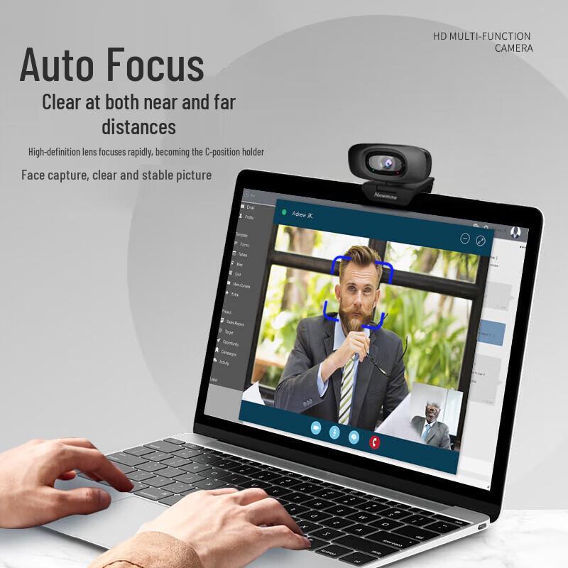 Newmine USB Computer Webcam for Live Streaming & Video Calls