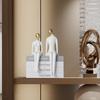 Resin Abstract Figure Sculpture Creative Craft Ornaments Couple Statue Decorative Figurines Home Decoration Accessories