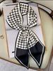 Luxury Design Silk Skinny Headwear Scarf Women Print Spring Neck Tie Hair Hand Bag Ribbon Wrist Belt Foulard Headband Lady