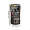 True RMS Electrical Tester | Large VA inverseDisplay Screen, Digital Multimeter, Builtin deployable