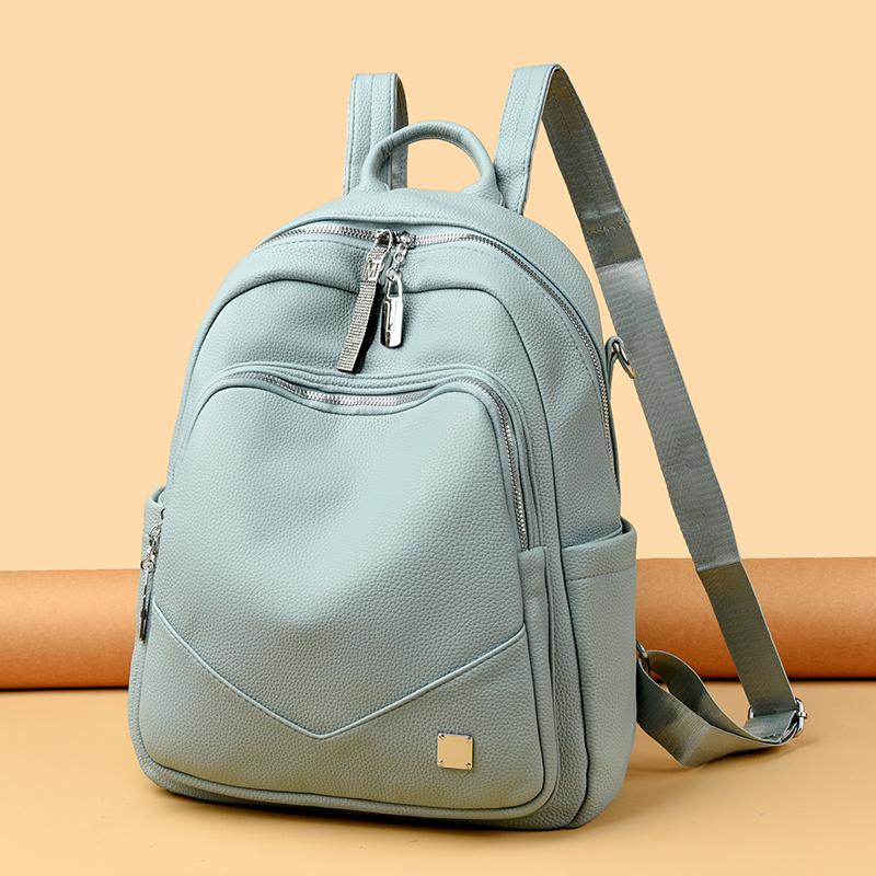 Dámský multifunkční cestovní batoh z měkké kůže