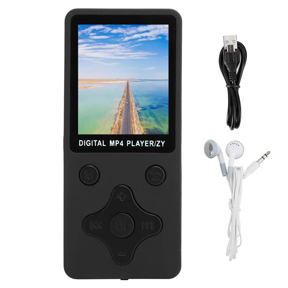 Solid Color MP4 Music Player Long Strip Mini Music Player Portable Student MP3  Men Women