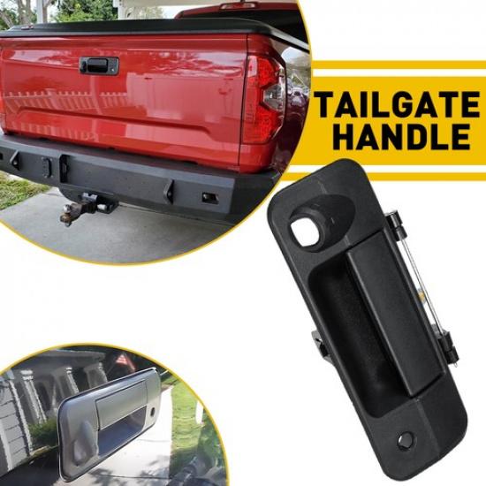 Rear Exterior Tail Gate Tailgate Latch Handle For Black 2007-2013 Toyota Tundra