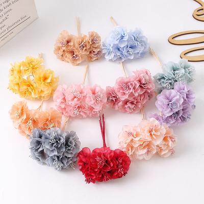 1/3 Stück Künstliche Blumenstrauß Mini Kunstblumen für Heimzimmerdeko Hochzeitsdekoration DIY Bastelgirlande Geschenke Accessoires