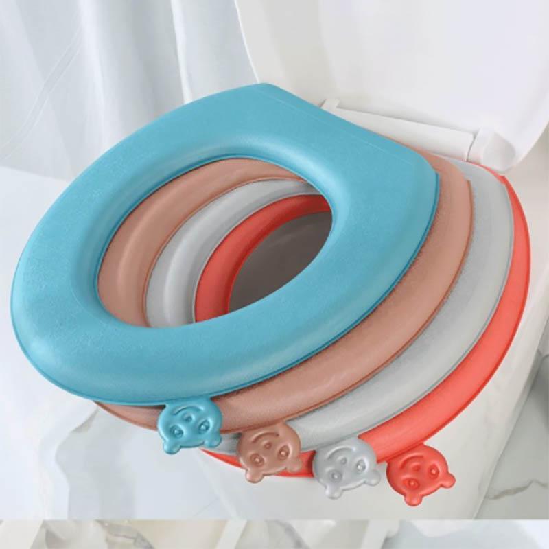 Toilet Silicone Pad Toilet Pad Four Seasons Universal Household Waterproof Toilet Seat Mat Cushion Thickened Warm Washable