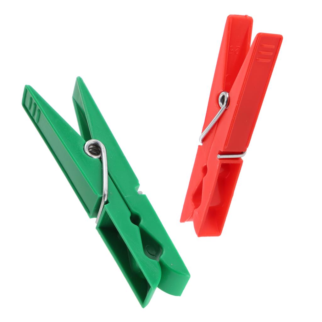 KADAX Clothespins Clips for Laundry Underwear Clothes 20pcs Plastic Colorful