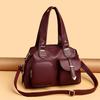 Damen Handheld Schulter Crossbody Tasche mit großem Fassungsvermögen