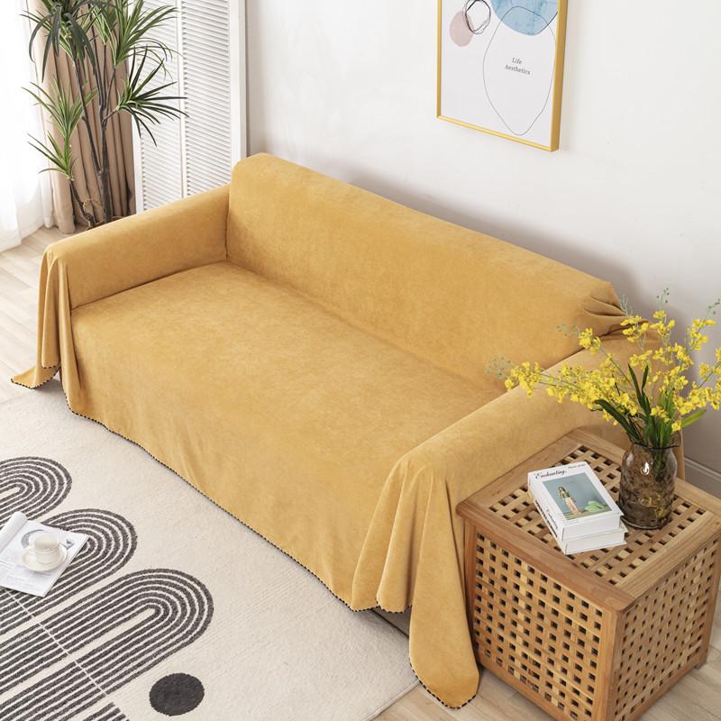 Japanese Style Waterproof Solid Color Sofa Cover - Full Protector Cushion