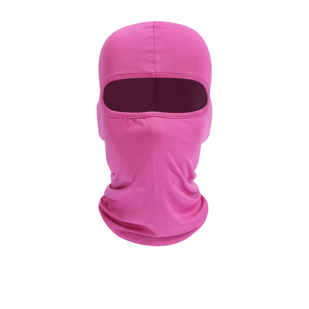 Outdoor cycling face mask, sun protection, breathable, single hole, brimless, men's and women's hooded balaclava hat
