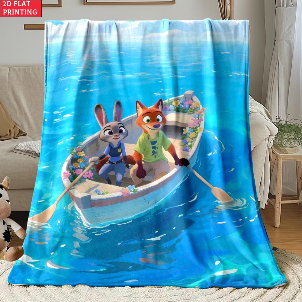 Judy & Nick Thin Flannel Blanket for Bedrooms,Living Rooms,Sofas Blankets,Lunch Breaks,Picnics,blankets Fluffy Blanket