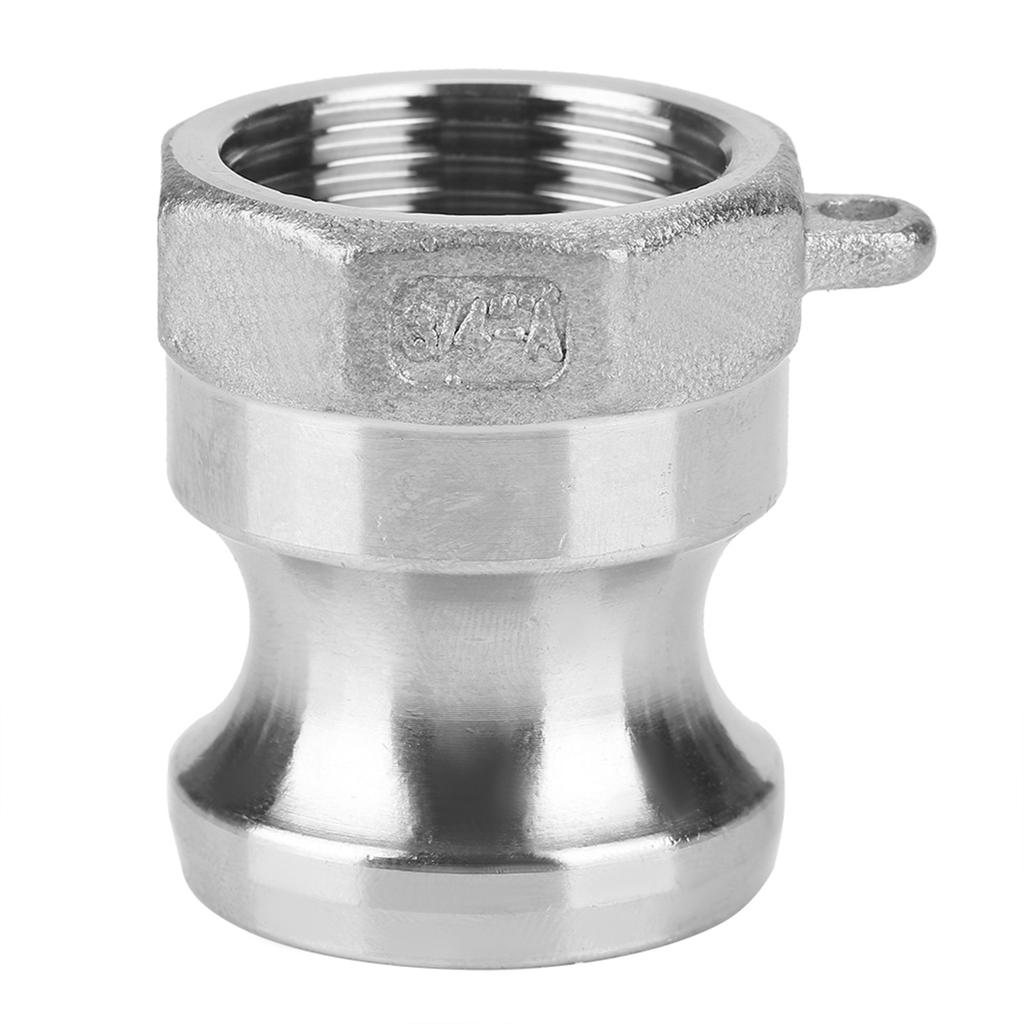 Stainless Steel DN20 3 4  A Trash Pump Adapter Male Camlock Fitting with Female Pipe Threads