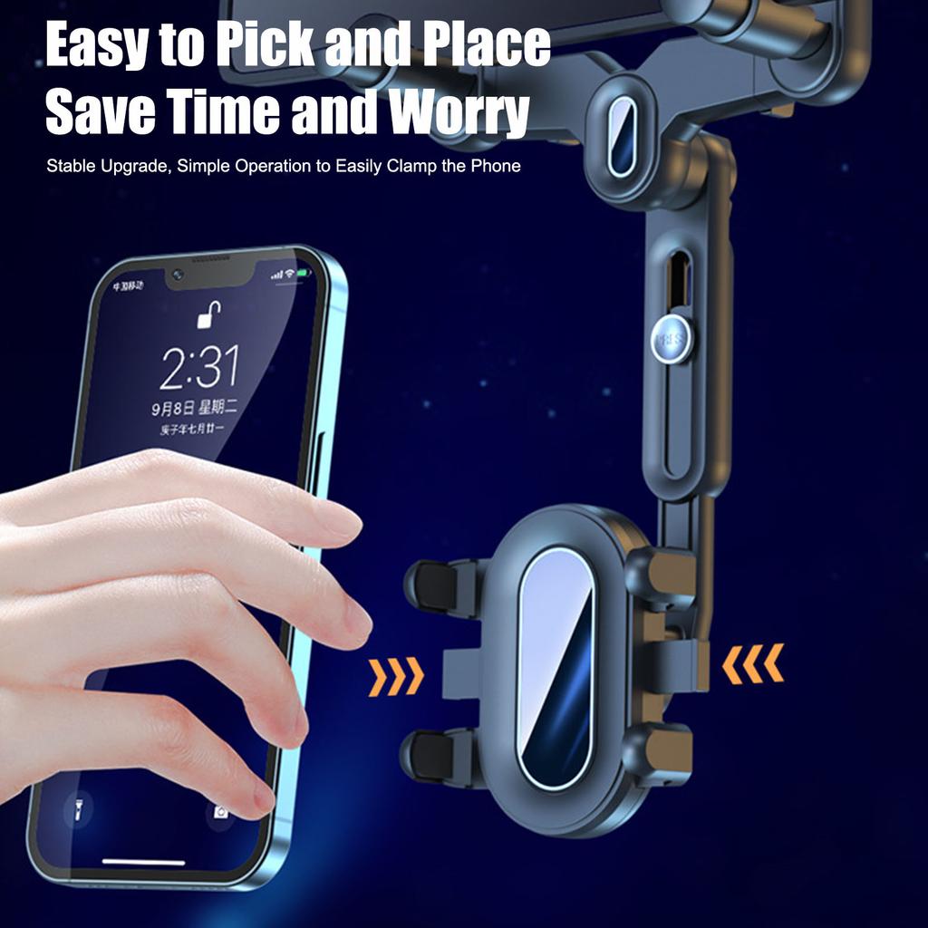 360 Degrees Rotatable Car Phone Holder Rearview Mirror Phone Stand For All Cars Phones Phones Holding Standing With Adjustable