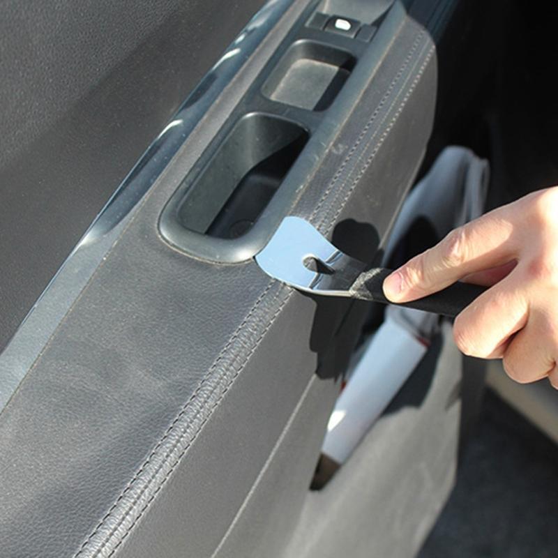 6pcs Kit Trim Door Clip Panel Dash Dashboard Audio Radio Interior Repair Removal Metal Car Removal Pry Disassembly Tool