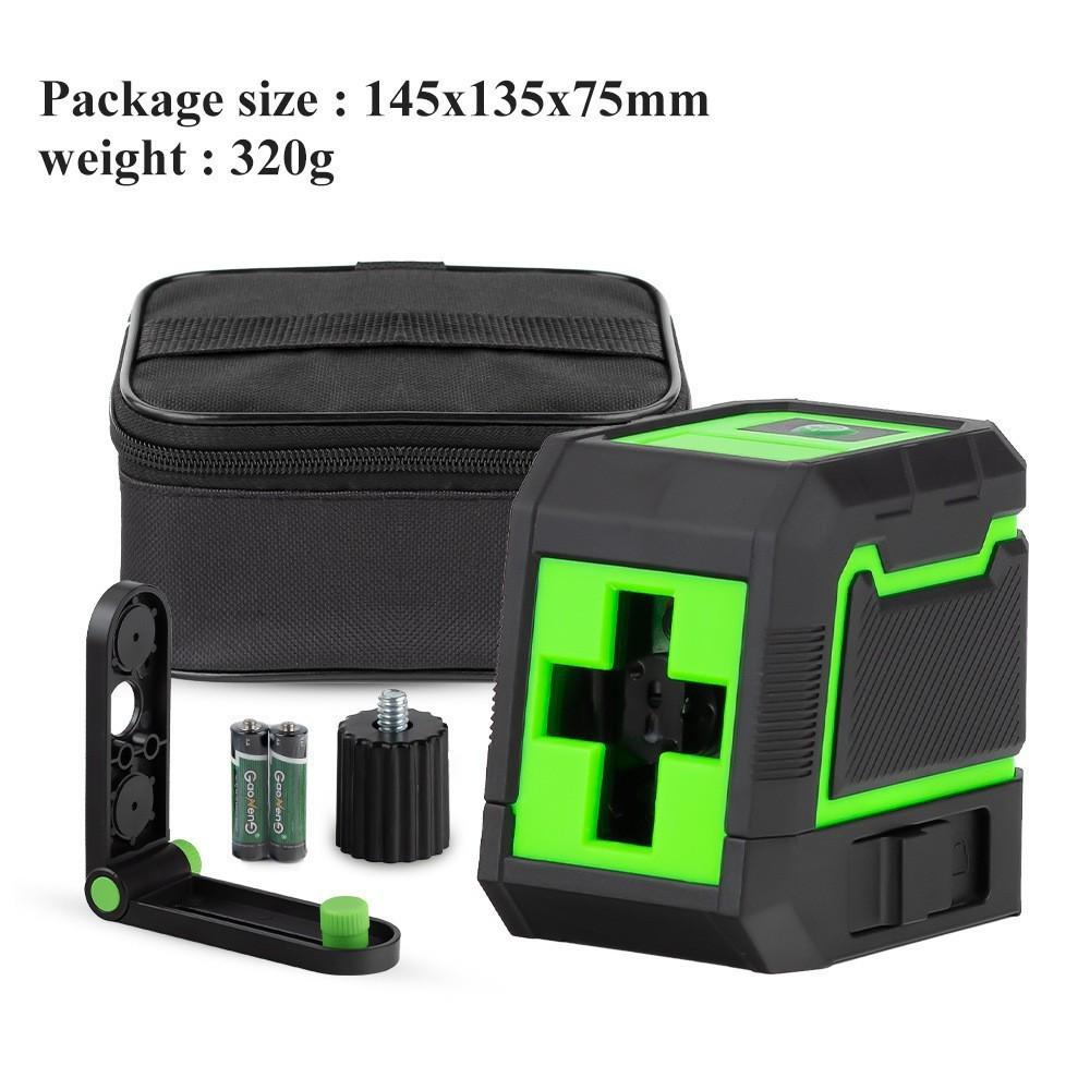 Nivelator Laser Mini de Înaltă Precizie cu 5 Linii, Lumină Puternică și Nivelă cu Apă cu 2 Linii
