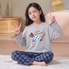 Girls Cotton Pajama Set Long Sleeve Cartoon Princess Style Sleepwear 2026 Kids Home Wear
