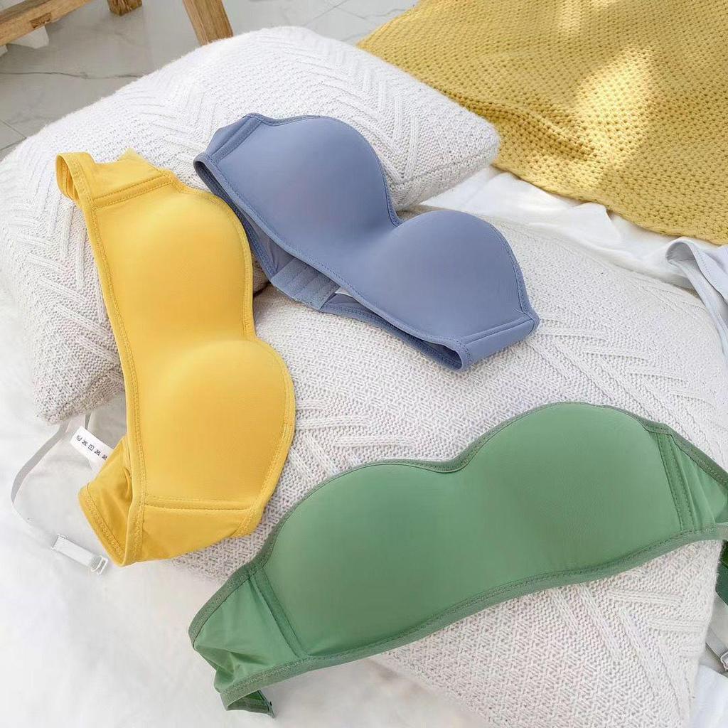 Macaron Nahtloses Lift-Up Bandeau: Kabelloser BH mit Unterarmstütze für kleine Brustkörbe