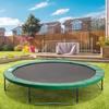 12FT Trampoline Spring Cover, Plastic Trampoline Pad Replacement Safety Guard, Green