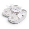 Baby Soft Sole Shoes Newborn Infant Prewalker Shoes with Bow and Flower Decoration for 0-6 Month Old Babies Soft Comfortable Fit