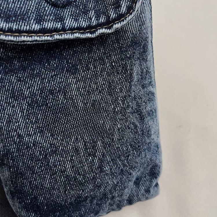 Retro washed denim mobile phone bag casual messenger bag