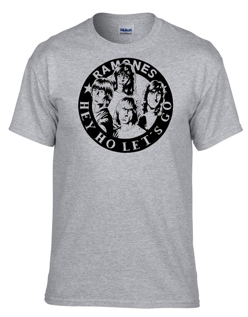 Ramones Rockmusik Metal Rules Graues Kinder T-Shirt 074szKids