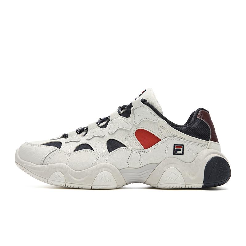 FILA JAGGER 2025 Abrasion Resistant Lightweight Low top Casual Shoes Men s Gray Blue F12M541133FBS 42.5
