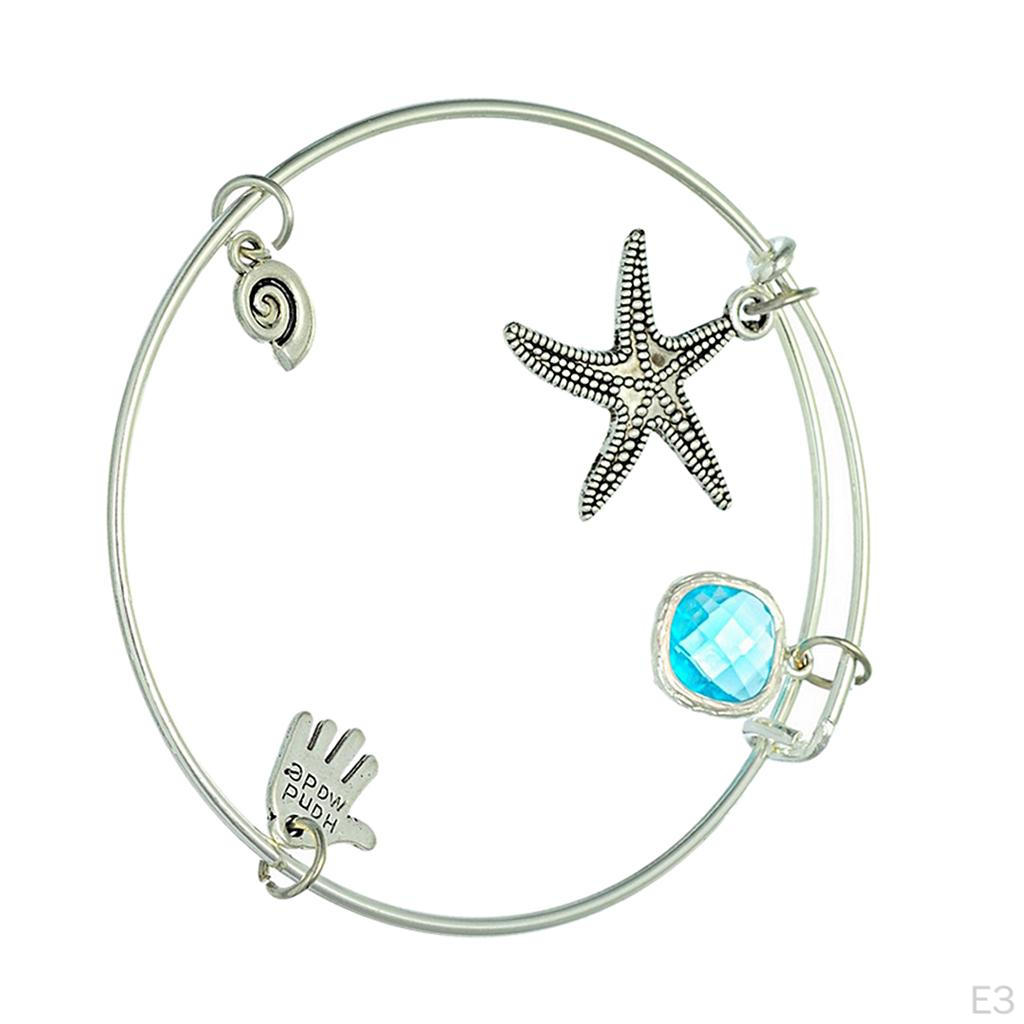 Birthstone Expandable Women' Bangle Bracelet