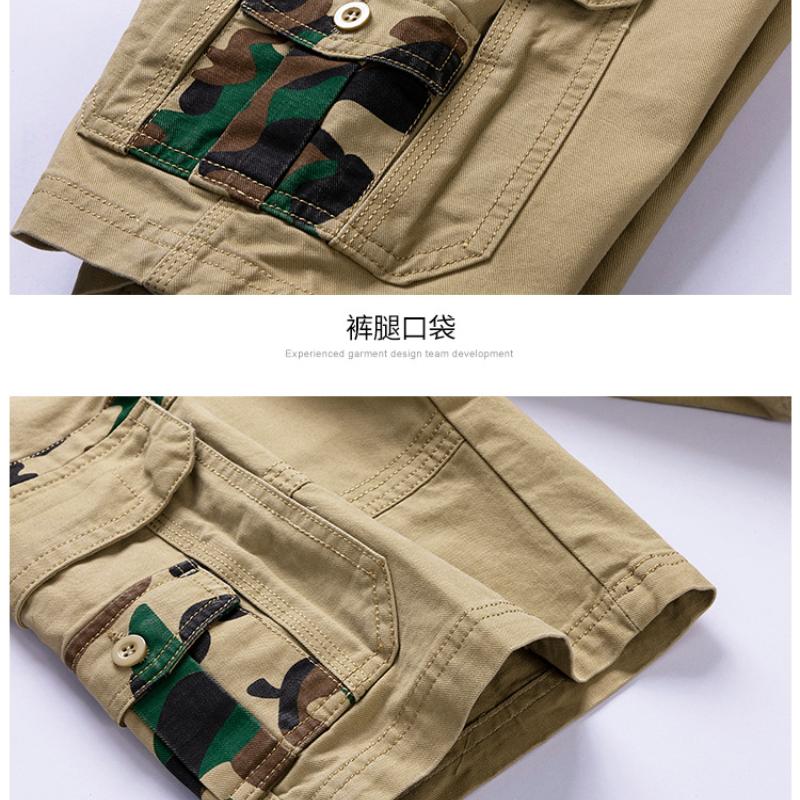 Cozy Up New Summer Men Cargo Camouflage Shorts Mens Cotton Beach Multi Pocket Shorts Man Spring Casual Joggers Shorts Male Dropshipping