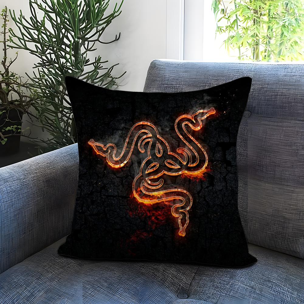 Retro R-RazerS Cushion Cover Comfortable Reversible Pillow Cover Ideal for Car Sofa Bedroom & Beyond