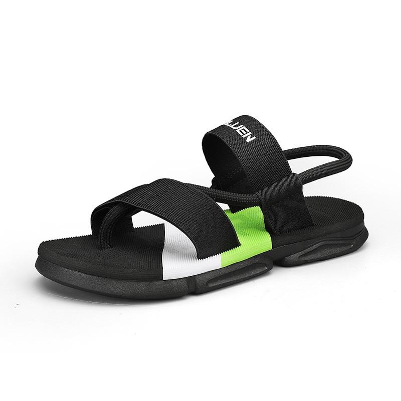 

Men s Summer Lightweight EVA Non Slip PVC Sole Straps With Exposed Toes For Casual Beach Sports Sandals, Suitable For Outdoor Wear 37