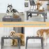 Adjustable Height Pet Feeding Dish Bowl Pets Bowls Stainless Stand Dog Double Bowls Big Dog Elevated Food Water Feeders for Dogs