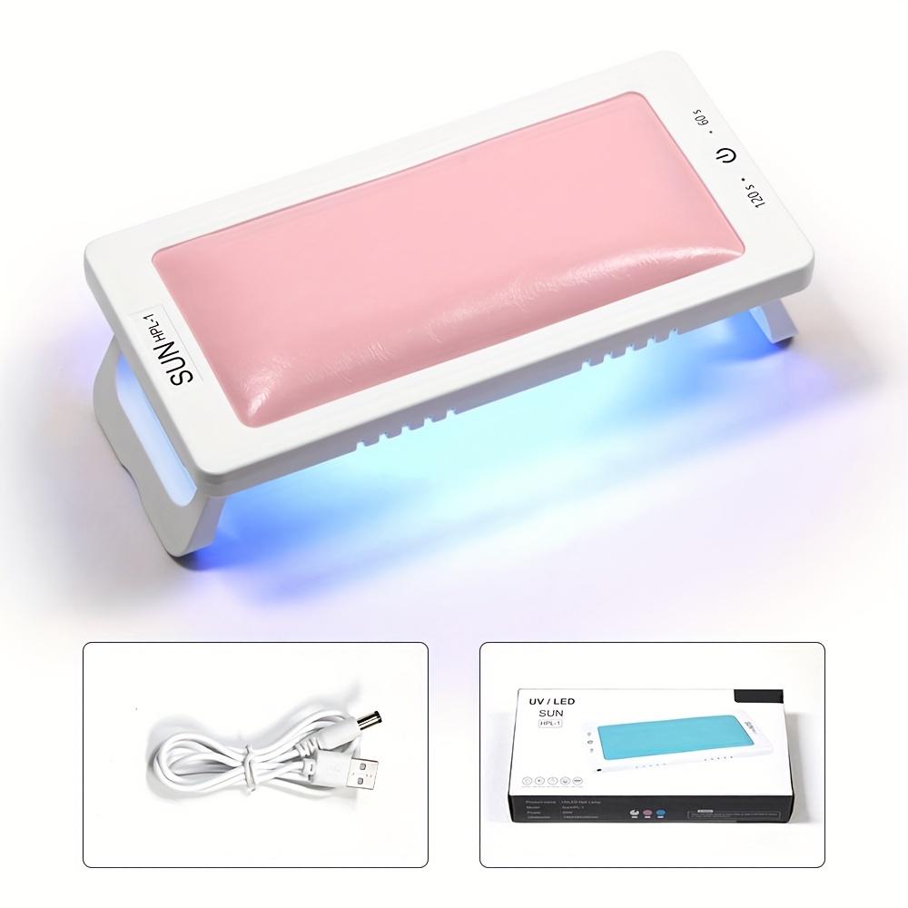

YIKOOLIN Available In A Variety Of Colors Arm Rest With LED Lamp UV Gels Dryer Polish Curing Foldable Lamp For Nails Lamp USB рожевий