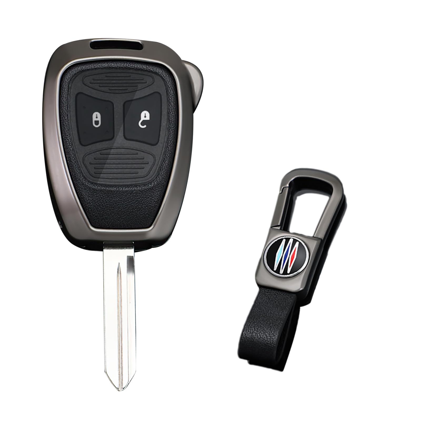 

[KUNIO] Jeep Dedicated Key Case, Key Cover, Key Holder, For Cars, For Jeep Wrangler чёрный